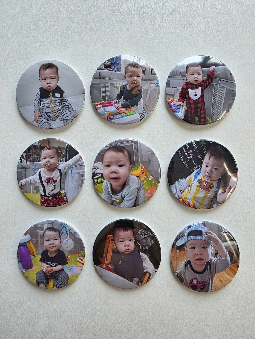 2.25in Circle Magnet x9