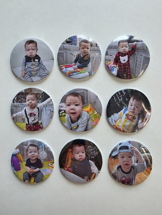 2.25in Circle Magnet x9